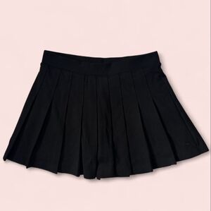 Victoria's Secret PINK Black Pleated Mini Skort — Size Small